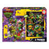 Puzzle Ninja Turtles Educa 2x500 dielov a Fix lepidlo