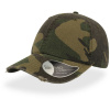 Atlantis Headwear Kšiltovka Dad Hat Destroyed, 6 panelová COT33014980099-camouflage Maskáčová UNI