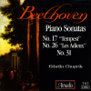 BEETHOVEN,L.V.: Piano Sonatas Nos. 17, 'Tempest', 26, 'Les adieux' and 31 (CD) (Chuprik, Ethella)
