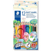 Staedtler Noris 144 Club erasable gumovateľné farbičky s bodovou gumou 12 ks