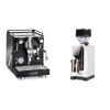 La Pavoni Cellini Classic, black + Eureka Mignon Zero, CR white