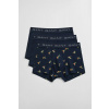 SPODNÁ BIELIZEŇ GANT DUCK PRINT TRUNK 3-PACK MARINE