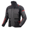 Textilná bunda REBELHORN CUBBY V BLACK/ANTHRACITE/RED 5XL