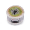 YarnArt Flowers Moonlight 260 g Pletací příze - 12 (3274) bílá šedá