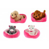 Teddies Zvieratko psík v pelechu plyš 4 farby 22x24cm 24m+