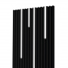Lamelový panel s lineárnym osvetlením - 100,4 cm - Čierna Odtieň dosky: K3543 RT