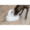 Fontánka na vodu s oblým kohútikom, 2,5 l/25 × 24,5 × 35 cm, plast, biela