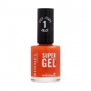 Rimmel London Super Gel STEP1 gelový lak na nehty 12 ml odstín 018 Orange Sorbet
