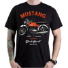 Pánské Tričko BLACK HEART MUSTANG Barva: Černá, Velikost: XL - XL - doprava zdarma