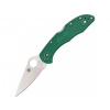 Spyderco Delica 4 Lightweight Flat Ground Green