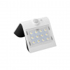 Ecolamp Exteriérové solárne nástenné LED svietidlo Butterfly, 1x LED 1,5w, biela, pohybový senzor