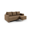 Signal Rohová rozkladacia sedacia súprava 250 DANE Pravá Hnedá