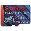 SanDisk MicroSDXC Gameplay 256GB (190MB/s, 130MB/s W, UHS-I, V30, U3, C10) - 00220092