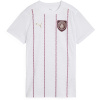 Puma Manchester City Pre Match Short Sleeve Shirt 2024 2025 Womens White/Jasper 14 (L)