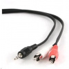 GEMBIRD Kabel audio 3,5mm Jack - 2x Cinch 1,5m (RCA, M/M, stereo) CCA-458