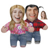 Vankúš - Foto vankúš 3D bábika s vašou tvárou (Fotografický vankúšik 3D bábika s potlačou vašej tváre)