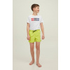 Detské plavky - Jack & Jones Boxers. 176 zelená (Jack Jones Kúpanie šortiek zelené logo 176 ZGB)