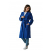dámsky modrý nadměrný froté župan