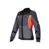 bunda STELLA ST-2 AIR, ALPINESTARS, dámská (šedá/tmavě šedá/korálová fluo, vel. XL)