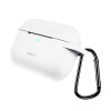 AppleMix ESR puzdro pre Apple AirPods Pro - Karabínka - Silikónové - Biele