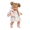Llorens 38356 JOELLE - realistická bábika so zvukmi a mäkkým látkovým telom - 38 cm