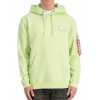 Alpha Industries Red Stripe pánska mikina arctic lime Veľkosť: XL, Farba: žltá