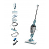 BLACK+DECKER Parný mop 1600W, 6v1 s hlavou Delta, SteaMitt BHSM166DSM
