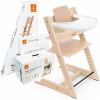 Stolička na kŕmenie Stokke 79 x 46 x 49 cm 25770 + 2 ďalšie výrobky (Stolička Stokke Tripp Trapp 3in1 - Natural)