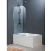 Olsen Spa Vaňová zástena EVORA Farba rámu - Chróm/Leštený hliník (ALU), Rozmer A - 80 cm, Smer zatvárania - Univerzálna Ľavé / Pravé, Výplň - Číre bezpečnostné sklo - 5 mm BCEVOR80CC