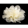 Šifónový kvet Ø8 a 9 cm krémová najsvetl 4ks