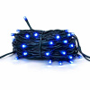 DECOLED Hobby Line LED svetelná reťaz vonkajšia 4 m modrá, 32 diód, tmavozelený kábel IP44, predĺženie