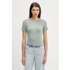 Tričko Juicy Couture SHEER FITTED TEE dámske, zelená farba, JCWCT225301 S