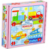 DOHÁNY Puzzle Dopravné prostriedky 4v1 (4,6,9,12 dielikov)