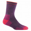 Darn Tough ponožky HIKER MICRO CREW Midweight Merino - dámské - fialové Velikost: M