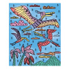 Maxi kreatívna sada Maľovanie Dinosaurus Magic Painting Dinosaur Atelier Janod 6 magických malieb od 6 rokov J07873