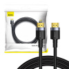 Adaptérový kábel Baseus Cafule 4KHDMI (samec) to 4KHDMI (samec) 1m čierny 6953156218185
