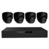 Kamerový systém iGET HOME NVR PoE N85P4 - NVR PoE rekordér + 4x kamera 3K (5 MPx) (N85P4) čierny
