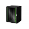 DIGITUS Digitus DN-19 16U-6/6-SW rack Nástenný regál Čierna (DN-19 16U-6/6-SW)