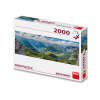 Puzzle Pohľad na Alpy 2000 dielov panoramic