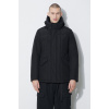 Páperová bunda Woolrich Blizzard Field Jacket pánska, čierna farba, zimná, CFWOOU0621MRUT0001