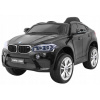 Joko Elektrické autíčko BMW X6M penové kolesá kožené sedadlo USB čierna