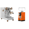 Lelit MaraX3 PL62X3, white + Eureka Mignon Specialita, CR orange
