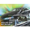 Plexi, ofuky Volvo S80 4D 2009, + zadní
