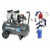 AKCIOVÝ SET SETMB-K202, Bezolejový kompresor 50 l, 230 V, 2 piesty s príslušenstvom | 2000 W | Matabro
