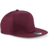 Beechfield | B610, 5 panelová Snapback šiltovka, červená Burgundy