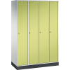 INTRO oceľová šatníková skriňa ,šírka 1220 mm, 4 boxy C+P