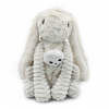 Ptipotos Plyšový králik Túdou šedý (mama s bábätkom) 24 cm
