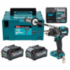 Makita HP001GM201 aku bezuhlíkový příklepový šroubovák Li-ion XGT | 2x baterie 40V/4,0Ah, rychlonabíječka, Makpack