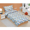 Bellatex bavlna obliečky Junior Medvedík v lietadle 140x200 70x90