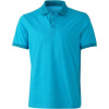 James & Nicholson | JN 706, Pánske polo, modrá turquoise melange, L